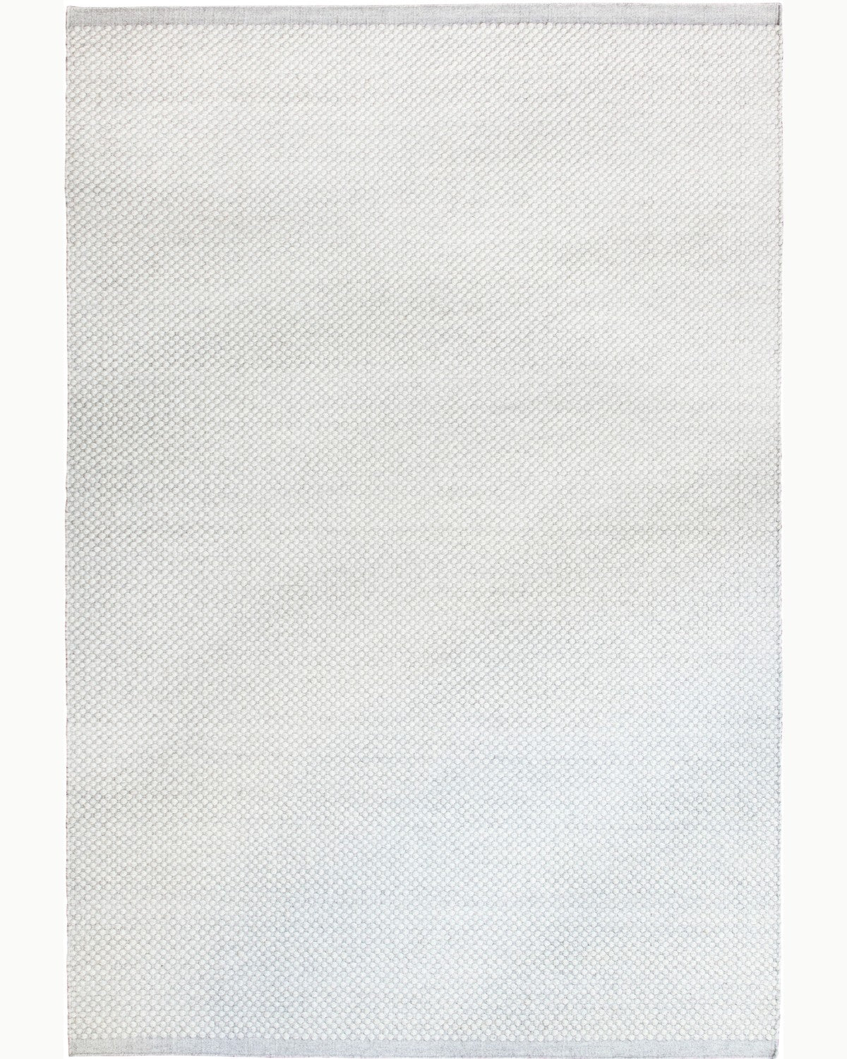 House of Bohi Bindi ivory wool area rug featuring a handwoven flatweave with a fine, beaded texture.