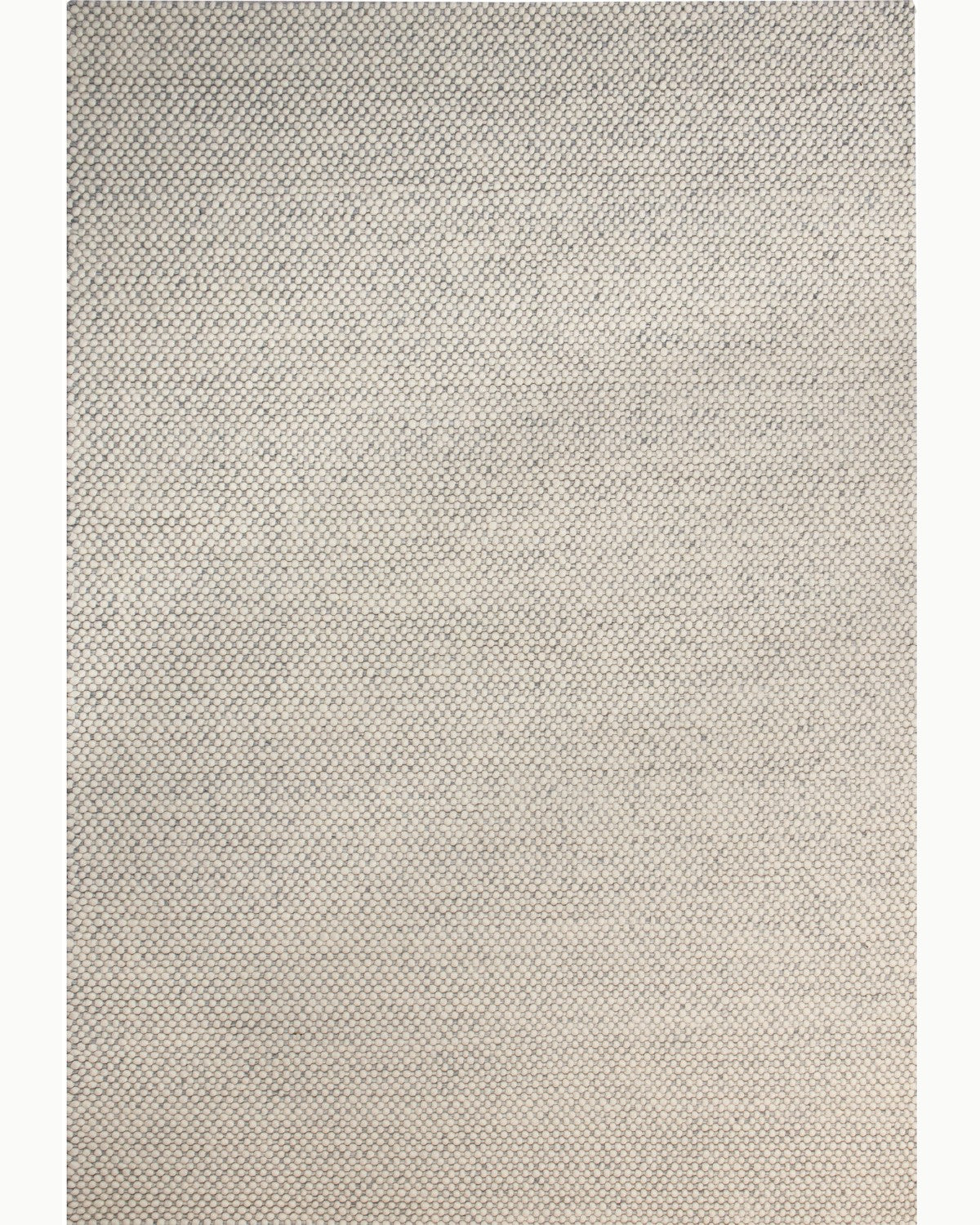 House of Bohi Mori area rug in grey and white, crafted from premium New Zealand wool for a dimensional, tactile landscape.