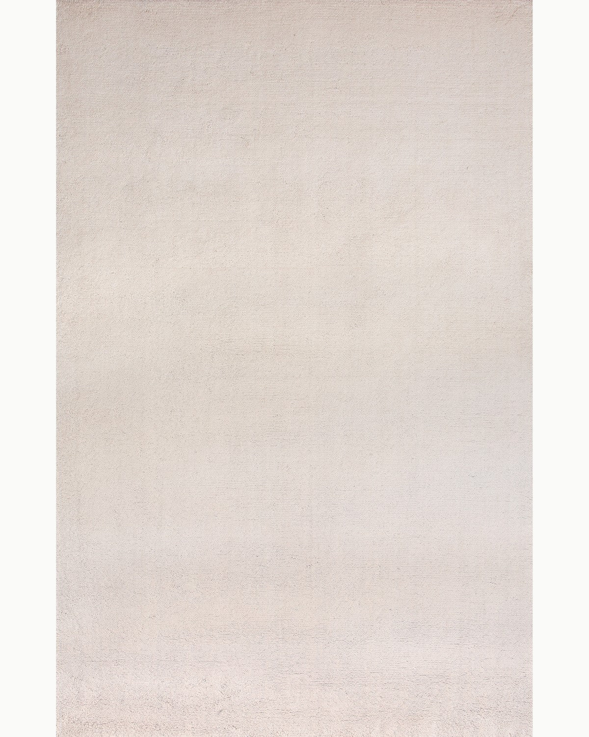 Full overhead view of a plush handloomed floor covering, ideal for adding quiet luxury to a living room or bedroom.